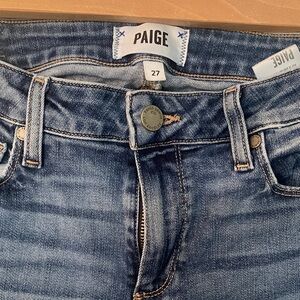PAIGE Verdugo Ankle Indigo Blue Jeans